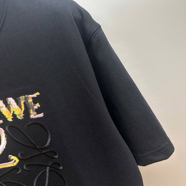 絶対欲しい！ロエベ コットン アナグラム 半袖 Tシャツ loc41817